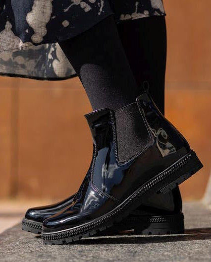 Chelsea boots with zipper black PALMROTH