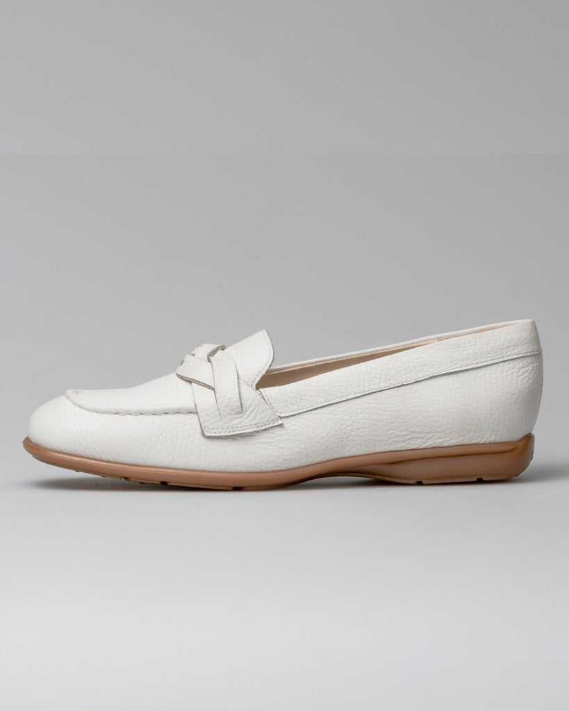 Lisa braid loafer white