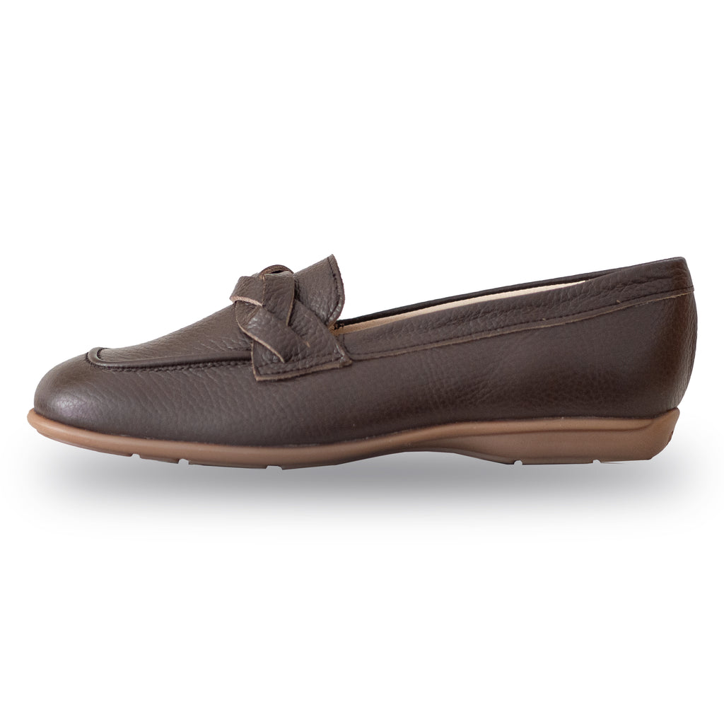 Lisa braid loafer brown / light bottom