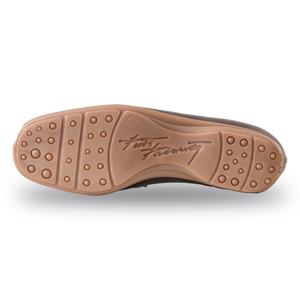Lisa braid loafer brown / light bottom