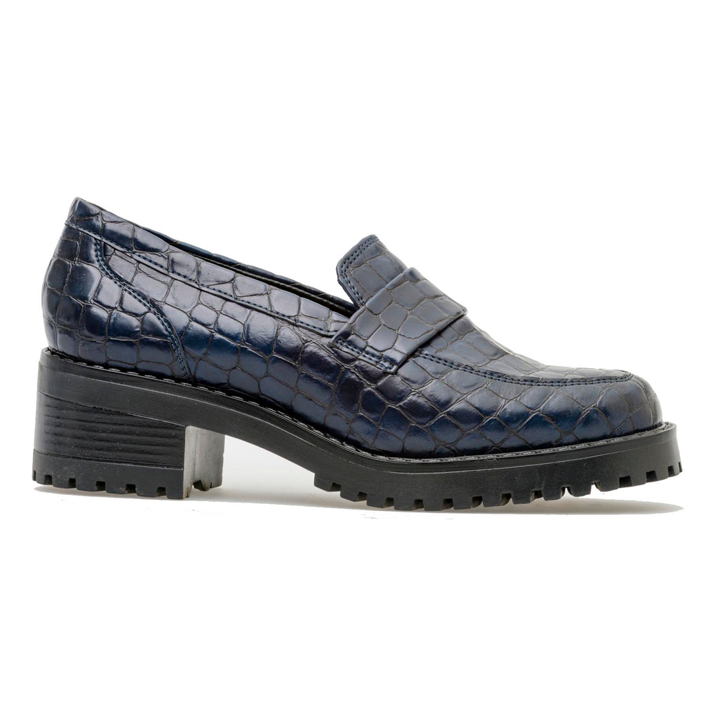 Linne croco loafer 