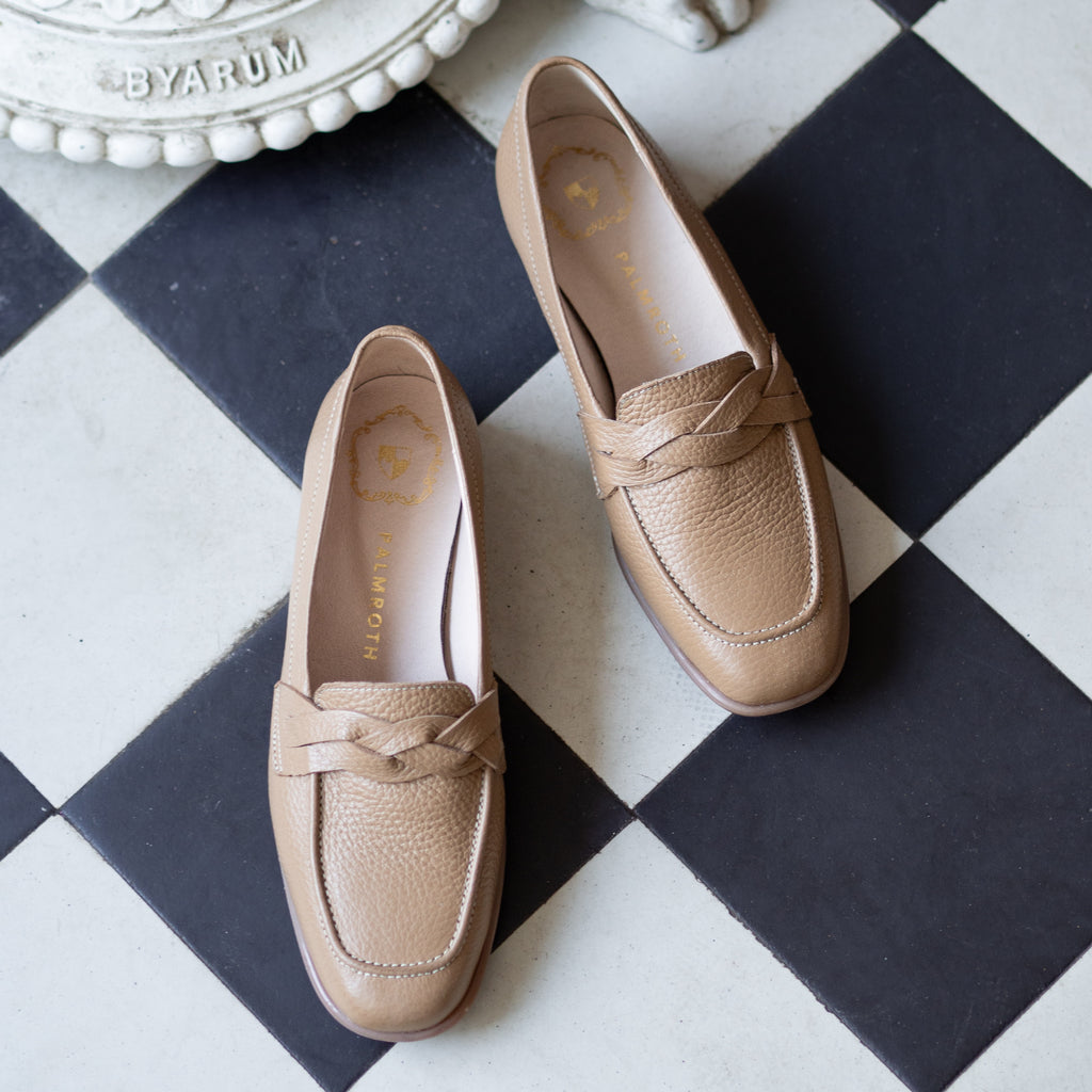 Lisa lettiloafer beige