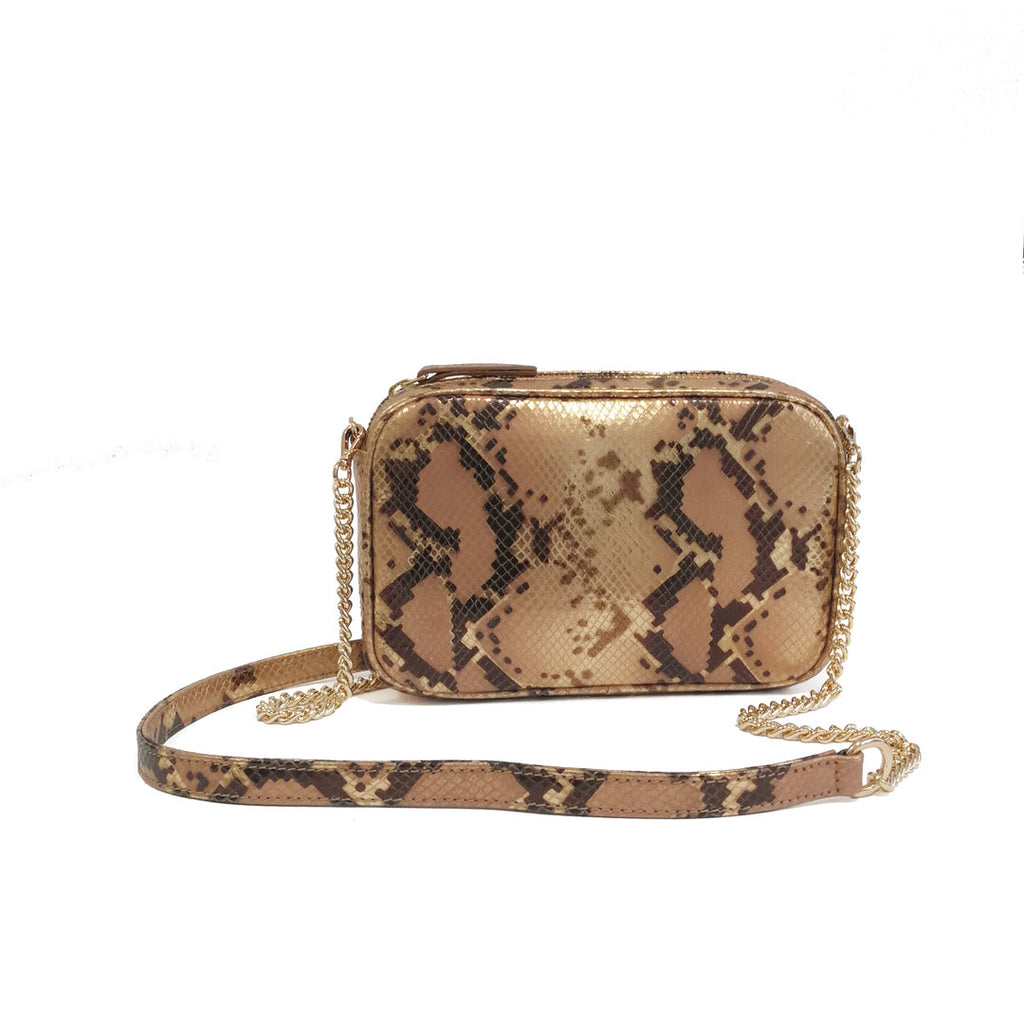 Crossbody bag blush gold