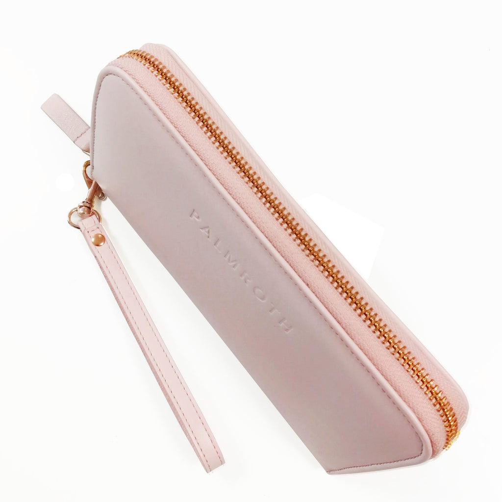 Wallet in nude leather