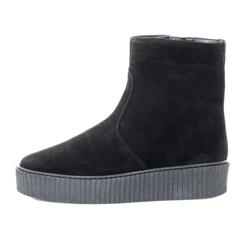 Chunky ankle boot black