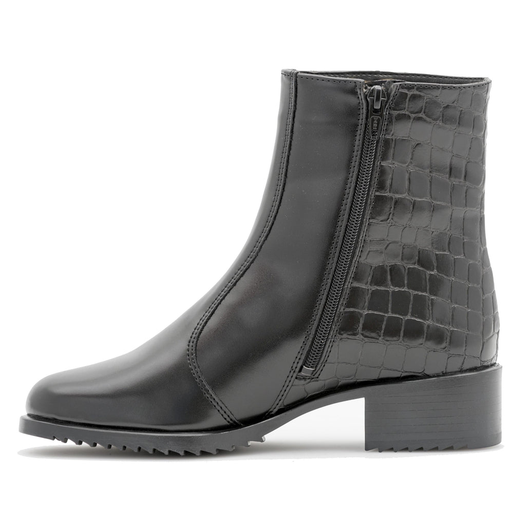 Pertti Palmroth ankle boot all-weather/croco