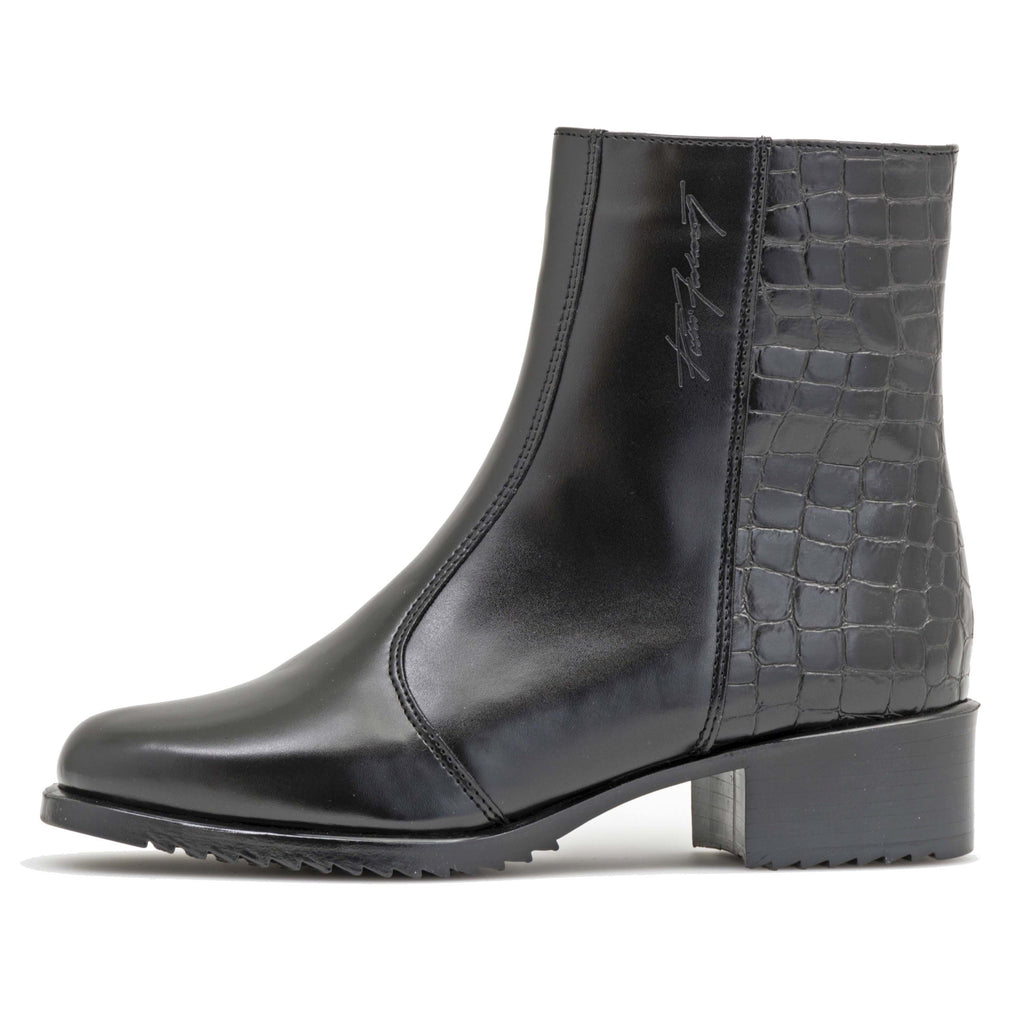 Pertti Palmroth ankle boot all-weather/croco