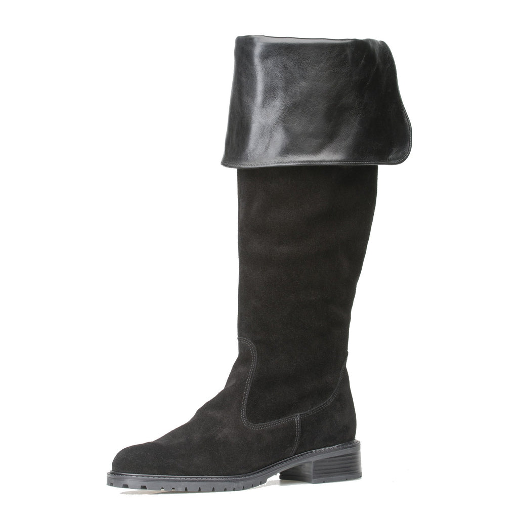 Over-knee-boot suede