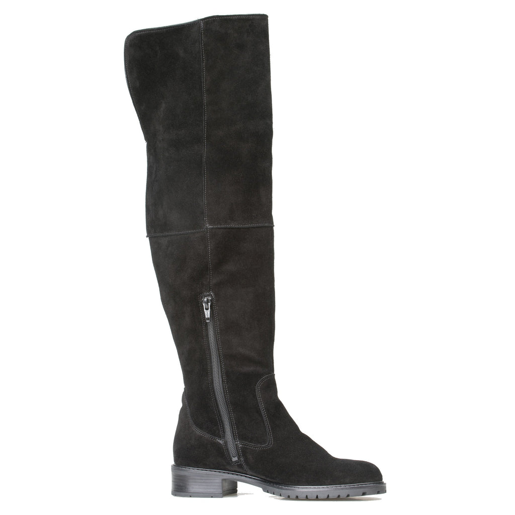 Over-knee-boot suede