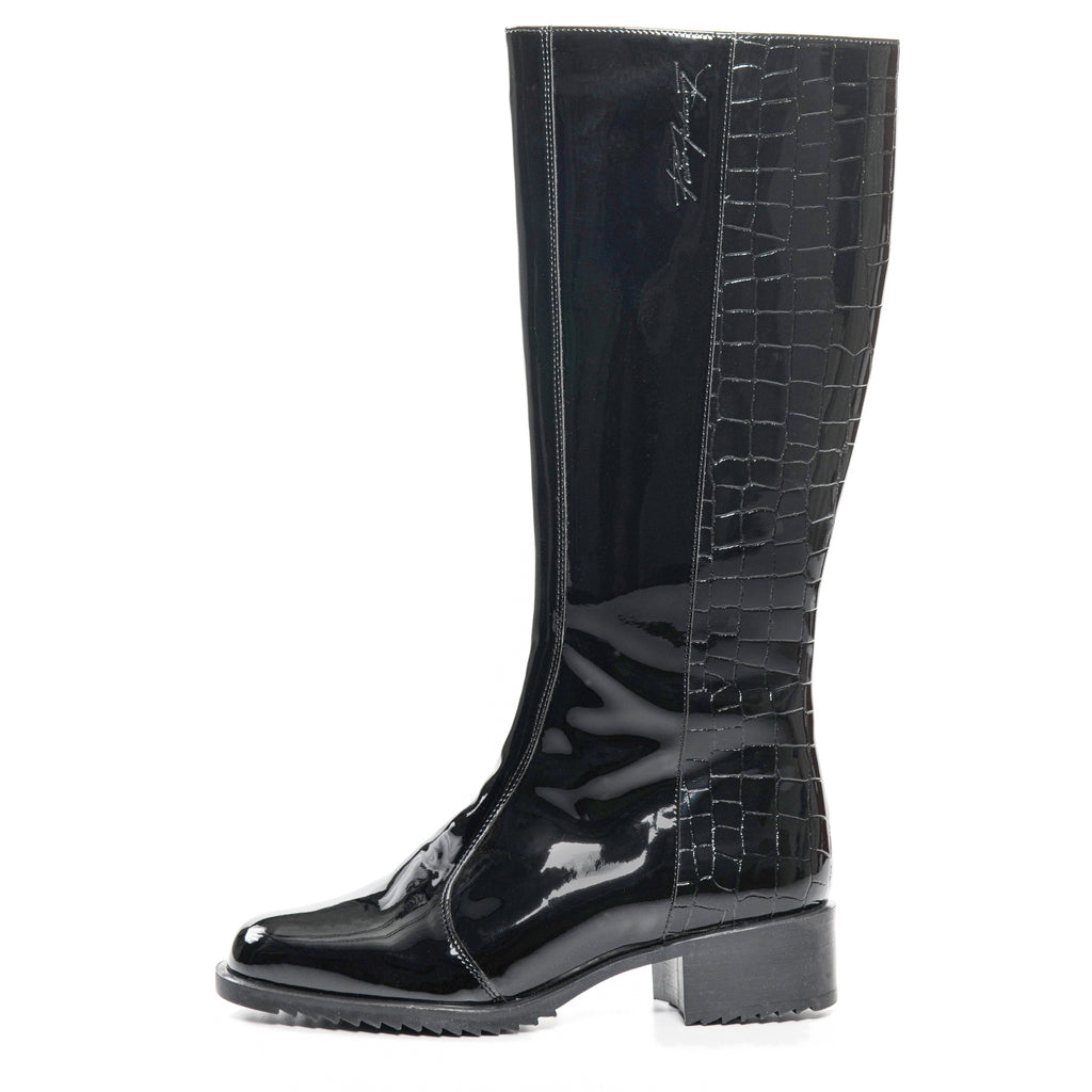 Pertti Palmroth patent/croco boots