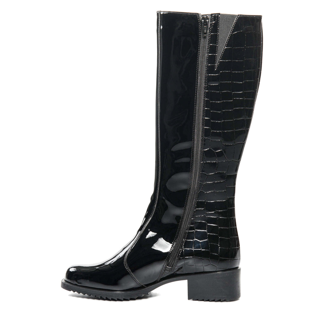 Pertti Palmroth patent/croco boots
