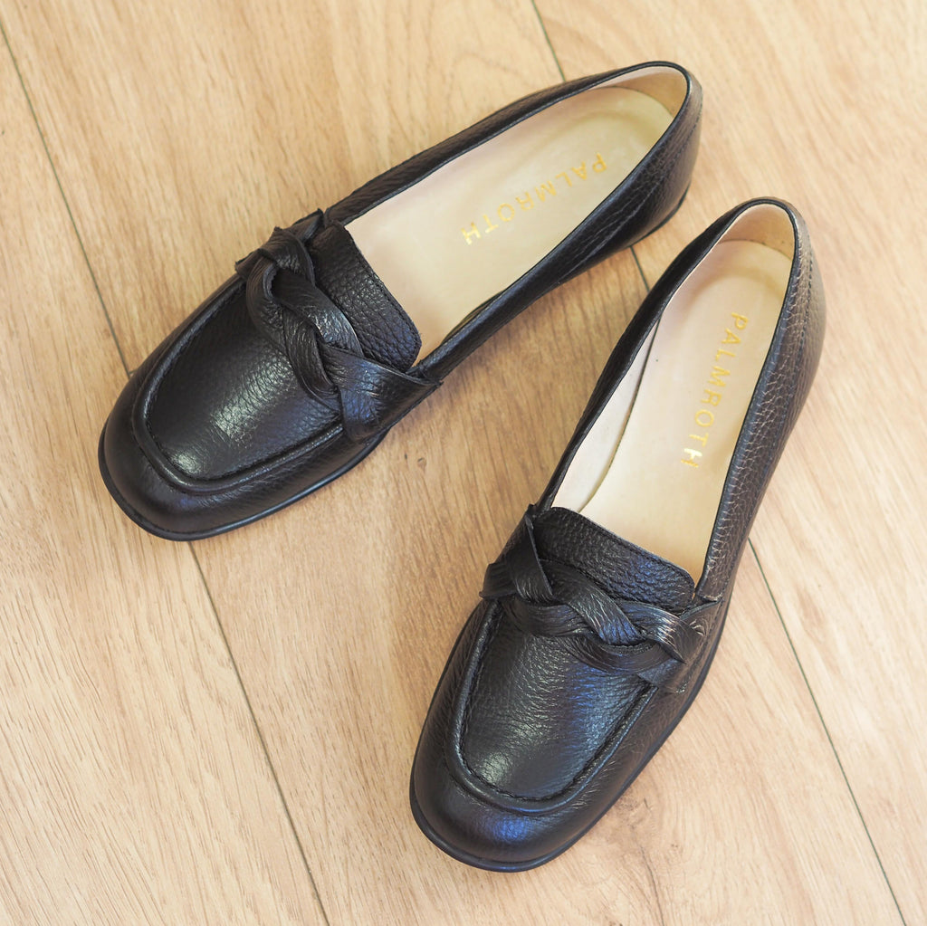 Lisa braid loafer black