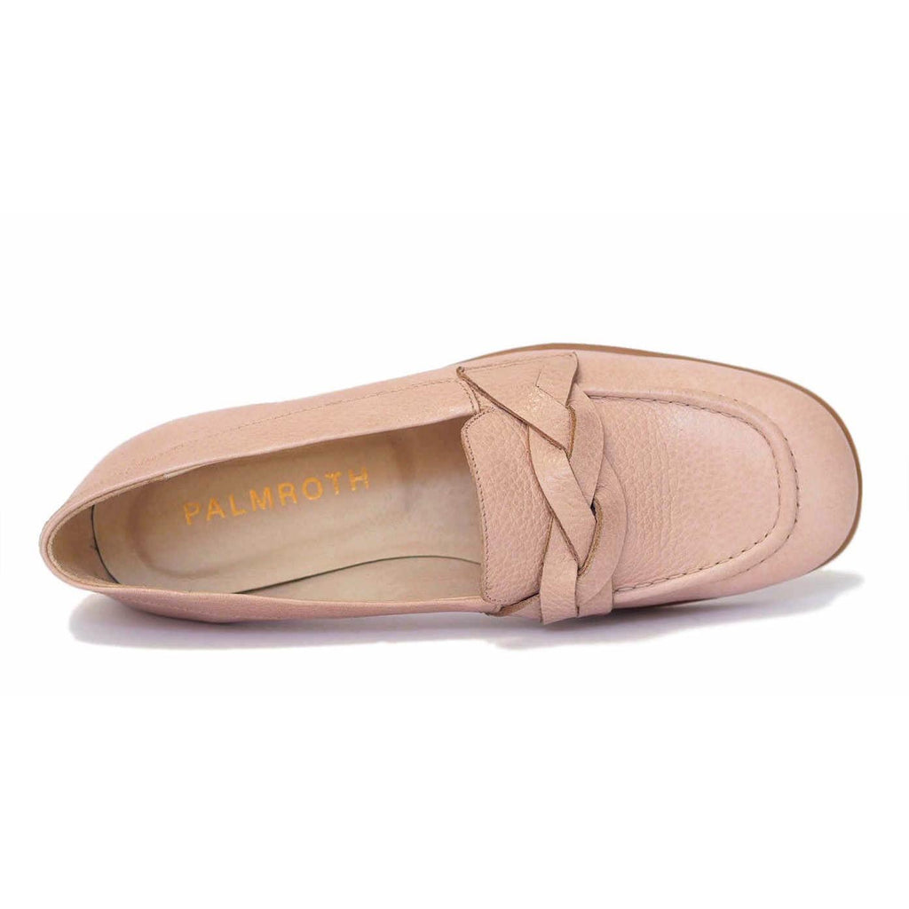 Lisa braid loafer nude