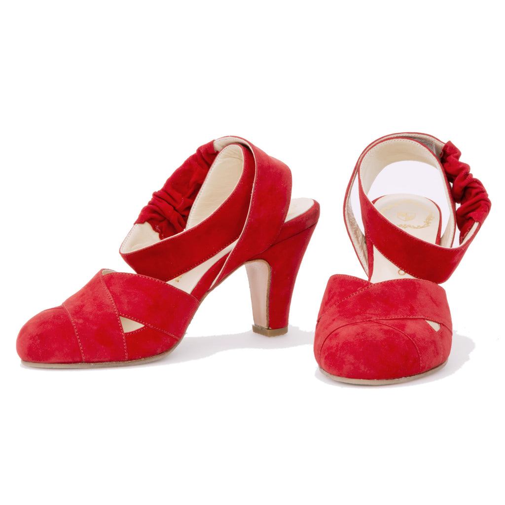 Iris sandal red