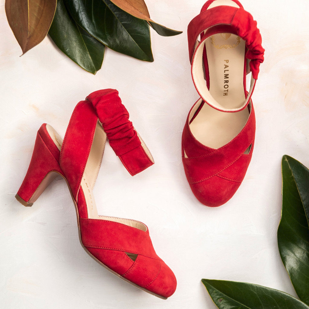 Iris sandal red