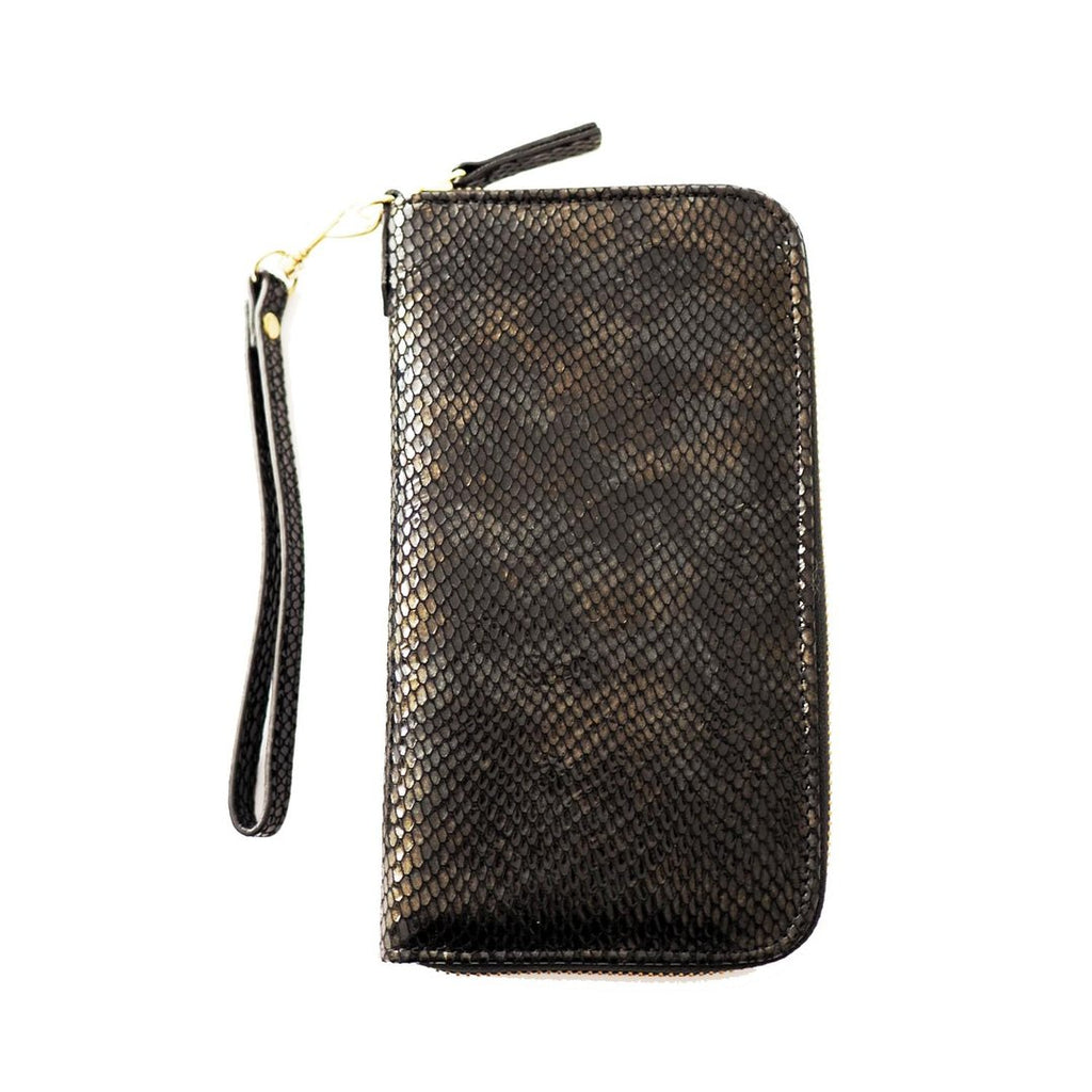 Wallet in dark snake